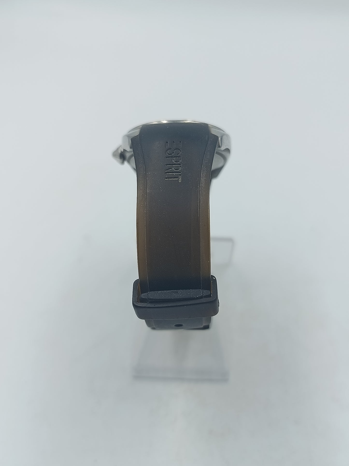 Esprit Damenarmbanduhr mit funkelnder Zierlünette und sportlich-elegantem Design