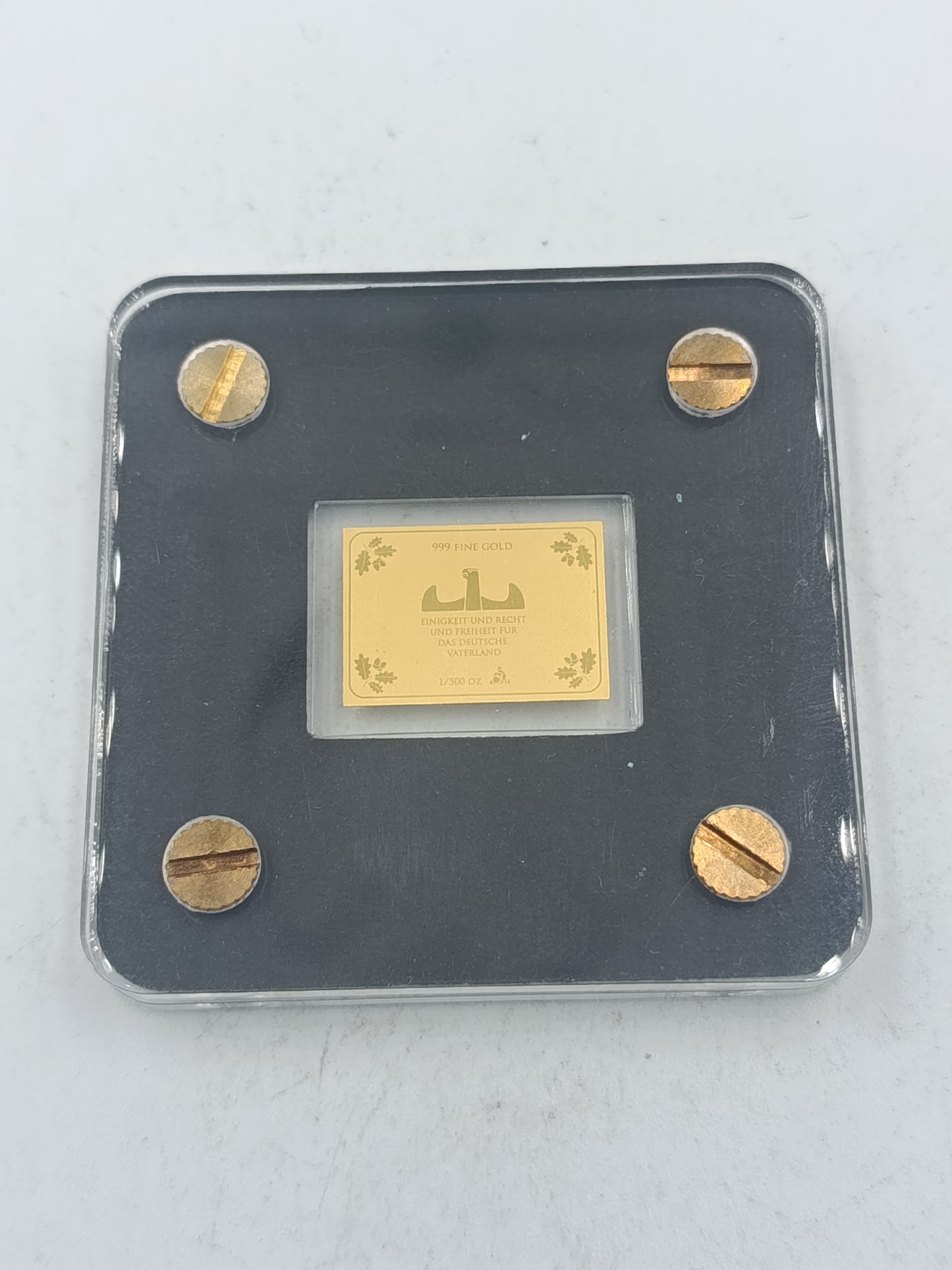 Goldbarren Gedenkprägung 30 Jahre Deutsche Einheit aus Feingold