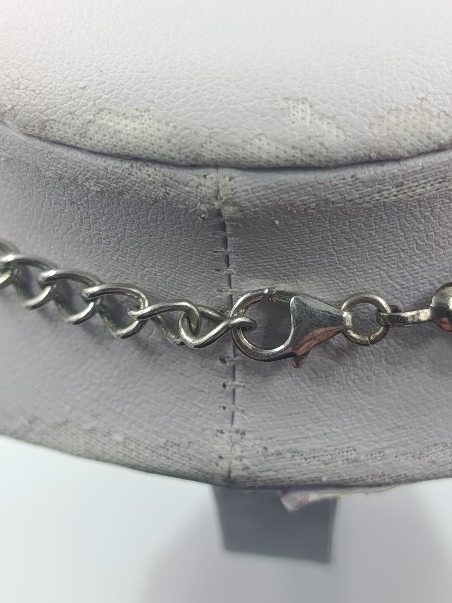 Mehrreihige Korallen Halskette mit 925 Silber Verschluss