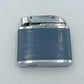 CONSUL Crown Feuerzeug silber blau geriffelt klassisches Vintage Design