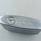 CONSUL Crown Feuerzeug silber blau geriffelt klassisches Vintage Design