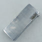 Uniputz Feuerzeug silberfarben klassisches Design aus Westdeutschland mit Längsrillen