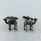 Ausgefallene Manschettenknöpfe mit Kamelmotiv im antiken Look