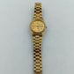 Seiko Quartz Armbanduhr goldfarben mit Datumsanzeige
