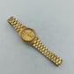 Seiko Quartz Armbanduhr goldfarben mit Datumsanzeige
