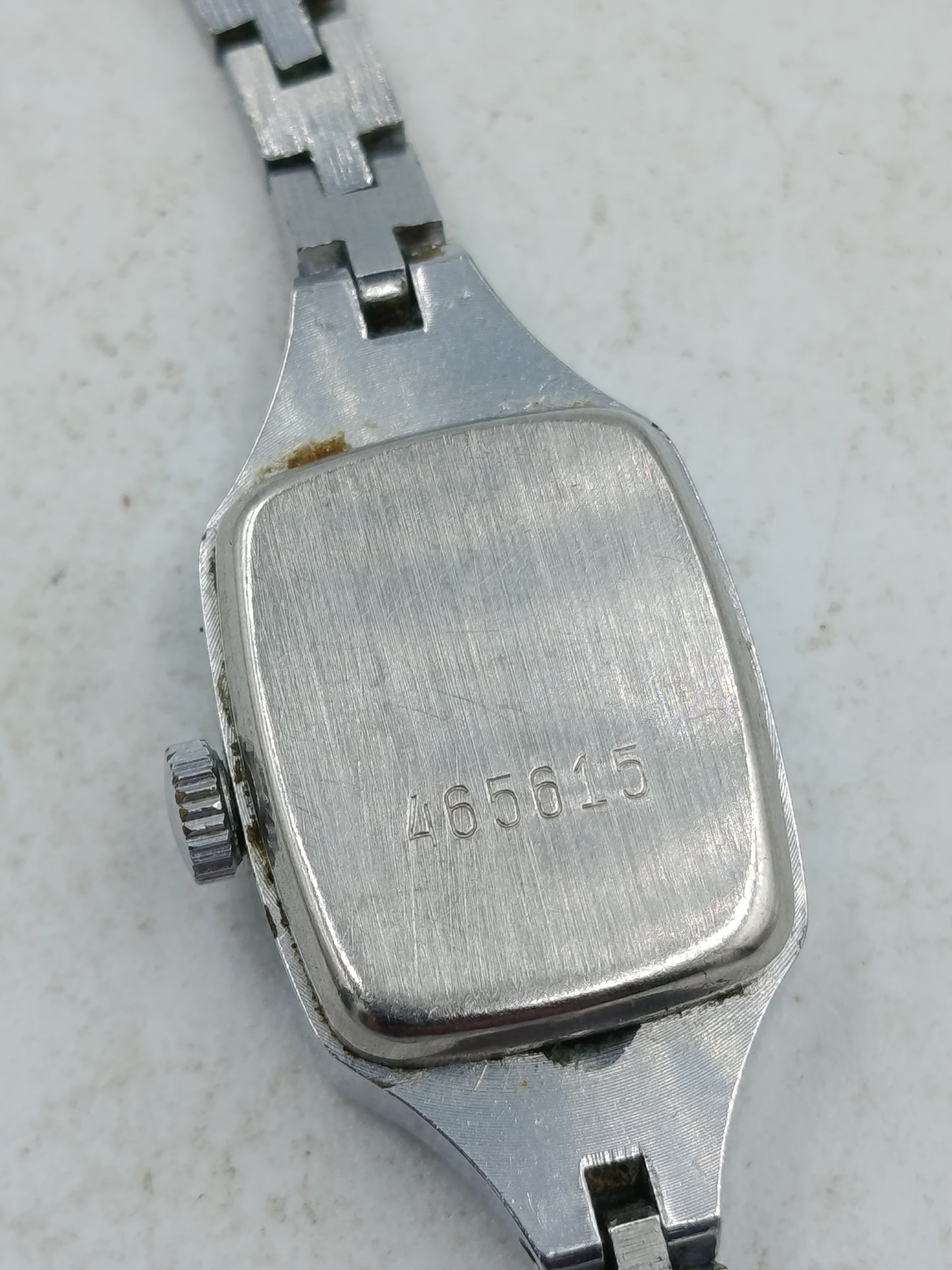 Chaika Damenarmbanduhr mechanisch silberfarben im klassischen Vintage-Stil