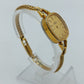 Goldfarbene Damenarmbanduhr Royal mit feinem Gliederarmband