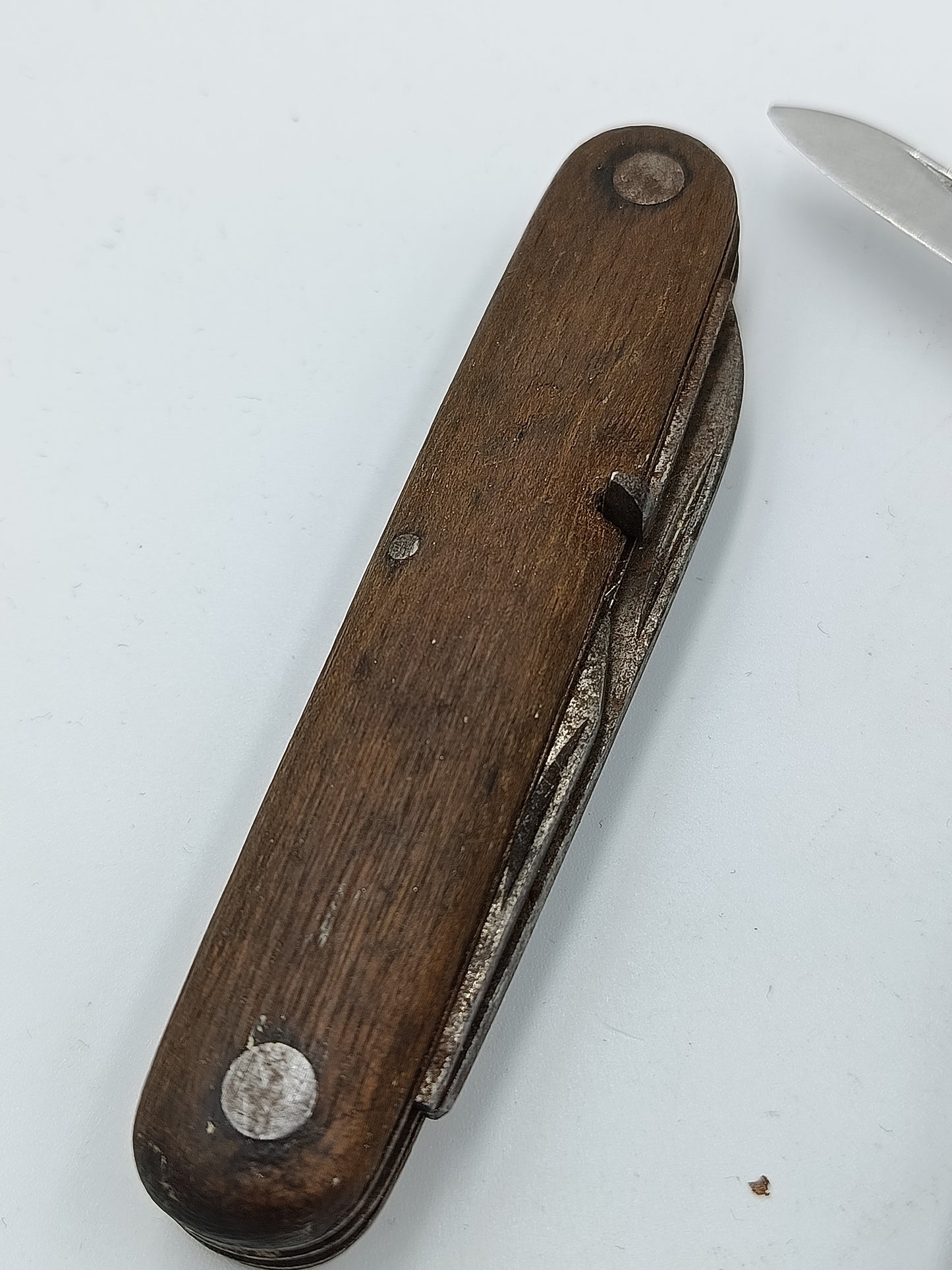Klappmesser Set aus verschiedenen Taschenmessern mit Holz und Kunststoffgriffen