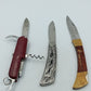 Klappmesser Set mit drei unterschiedlichen Taschenmessern für Sammlung und Alltag