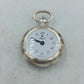 Royal Swiss Made Taschenuhr mit Blumenmotiv im Vintage Stil