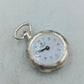 Royal Swiss Made Taschenuhr mit Blumenmotiv im Vintage Stil