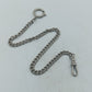 Klassische Uhrenkette im Vintage-Stil mit Karabiner und Federring