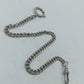 Klassische Uhrenkette im Vintage-Stil mit Karabiner und Federring