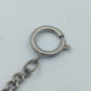 Klassische Uhrenkette im Vintage-Stil mit Karabiner und Federring