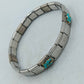 Elegantes Edelstahl Armband Elemento mit türkisfarbenen Akzenten