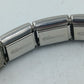 Elegantes Edelstahl Armband Elemento mit türkisfarbenen Akzenten