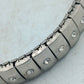 Elegantes Edelstahl Armband mit funkelnden Zirkonia Steinen