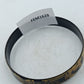 Schmaler Vintage Armreif in Schwarz Gold mit asiatischen Tiermotiven