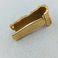 Goldfarbene Haarspange mit strukturierter Oberfläche im Vintage Design