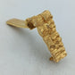 Goldfarbene Haarspange mit strukturierter Oberfläche im Vintage Design