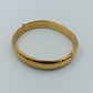 Klassischer Armreif in Goldoptik mit schlichter eleganter Form
