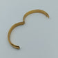 Klassischer Armreif in Goldoptik mit schlichter eleganter Form