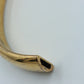 Klassischer Armreif in Goldoptik mit schlichter eleganter Form