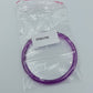 Vintage Armreif lila transparent Kunststoff Schöner transparenter Vintage Look
