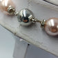 Vintage-Perlenkette: Pastell & Metall-Mix, schimmernd