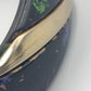 Dunkelblauer Vintage Armreif mit farbigen Akzenten und goldfarbenen Elementen