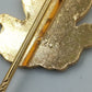 Vintage Anstecknadel vergoldet 925 Silber mit Wappenmotiv Niedersachsen