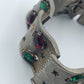 Massives Vintage Armband mit farbigen Steinen und Sternmotiven