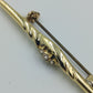 Elegante Vintage Stabbrosche in Goldoptik mit funkelnden Ziersteinen