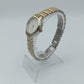 Elegante Damenarmbanduhr zweifarbiges Metallarmband klassisches Design