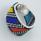Handgefertigtes Perlenarmband buntes Ethno Muster Boho Style