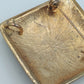 Vintage vergoldete Brosche elegant klassisch mit edlem Glanz