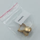 Vintage Creolen Clip Ohrringe vergoldet Halbcreole Zeitloses Vintage Design
