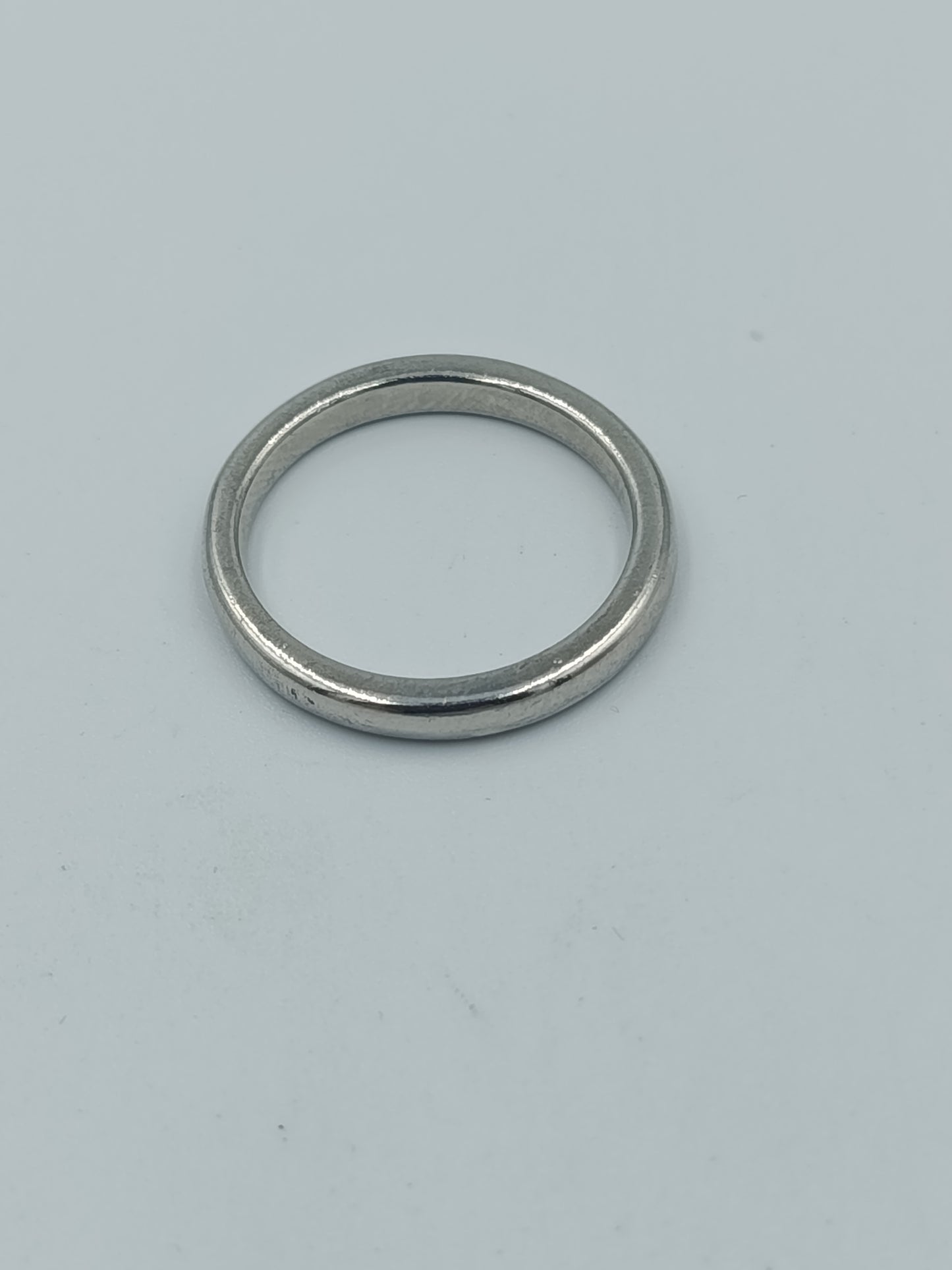 Schlichter Vintage Ring in Silberoptik zeitloser minimalistischer Stil