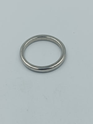 Schlichter Vintage Ring in Silberoptik zeitloser minimalistischer Stil