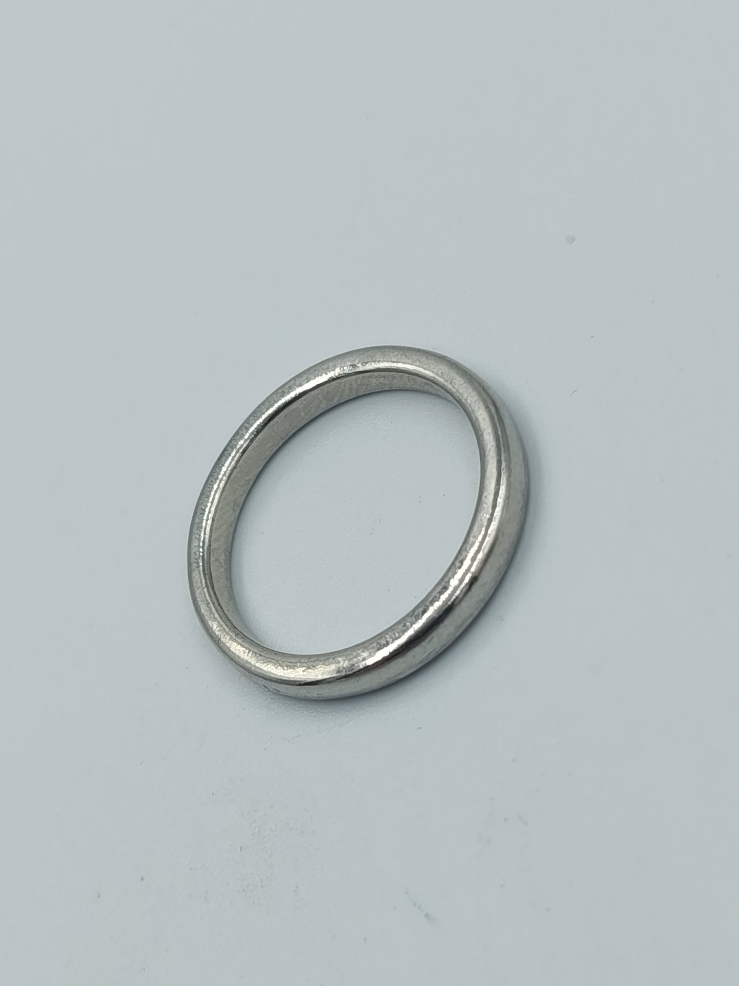 Schlichter Vintage Ring in Silberoptik zeitloser minimalistischer Stil