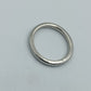 Schlichter Vintage Ring in Silberoptik zeitloser minimalistischer Stil