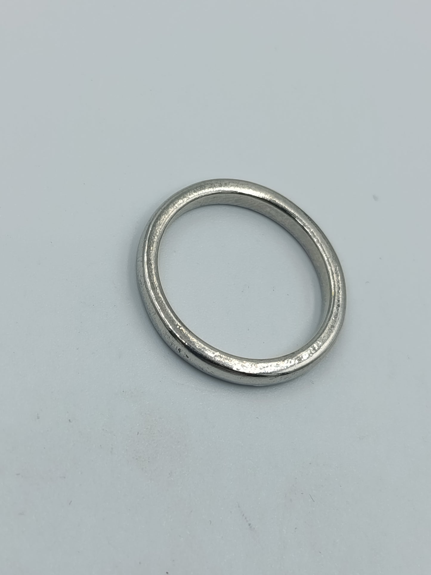 Schlichter Vintage Ring in Silberoptik zeitloser minimalistischer Stil