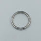 Schlichter Vintage Ring in Silberoptik zeitloser minimalistischer Stil