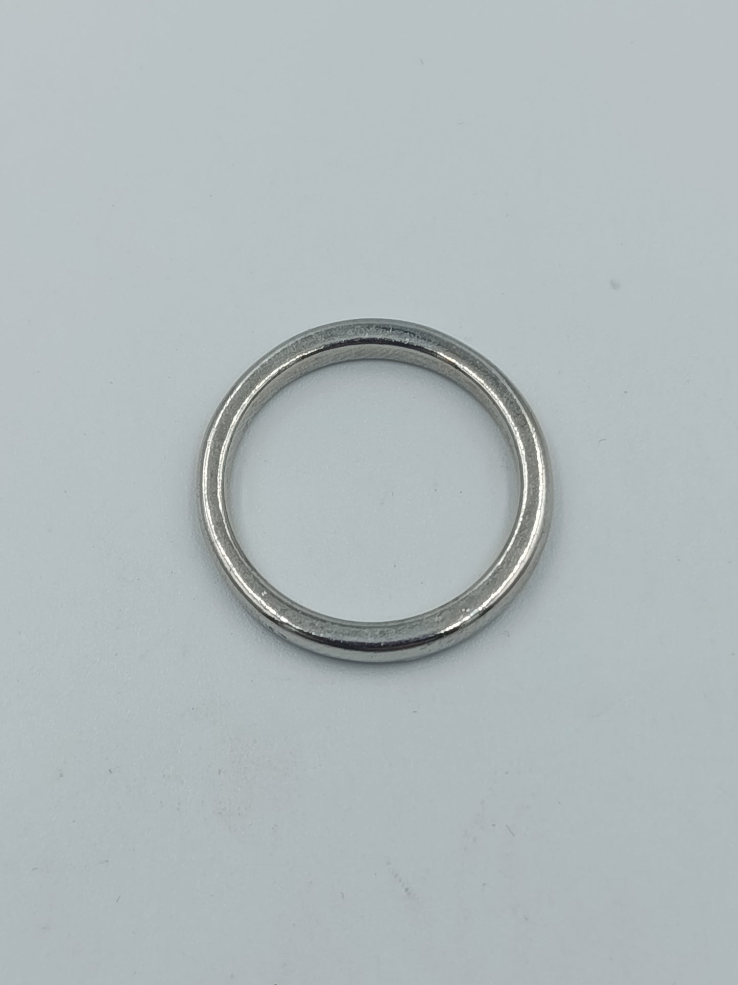Schlichter Vintage Ring in Silberoptik zeitloser minimalistischer Stil