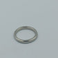 Schlichter Vintage Ring in Silberoptik zeitloser minimalistischer Stil
