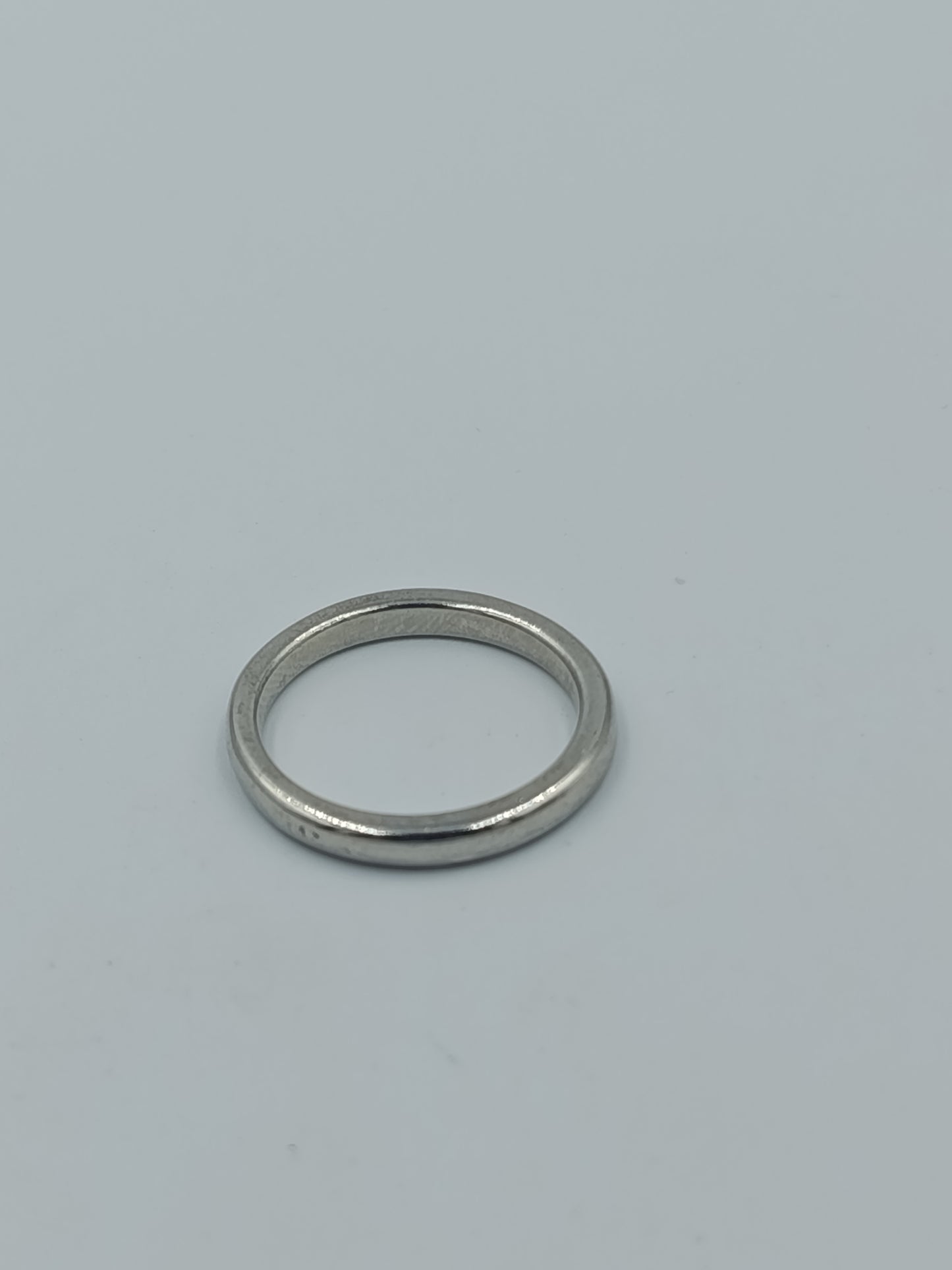 Schlichter Vintage Ring in Silberoptik zeitloser minimalistischer Stil