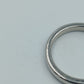 Schlichter Vintage Ring in Silberoptik zeitloser minimalistischer Stil