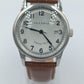 F.A.Z Edition Chrono No.9 Herrenarmbanduhr mit Datum und braunem Lederarmband