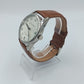 F.A.Z Edition Chrono No.9 Herrenarmbanduhr mit Datum und braunem Lederarmband
