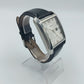 Marquis Funkuhr Herrenarmbanduhr Radio Controlled rechteckig mit Lederarmband
